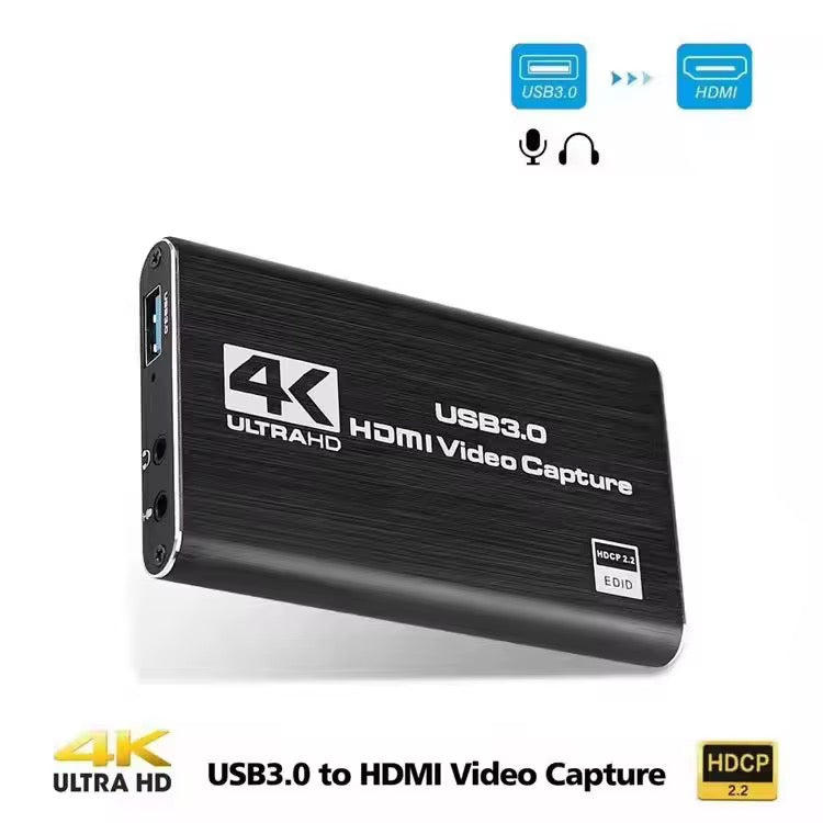 Capturadora De Video Audio Mic Usb 3.0 4k Ultr Hd