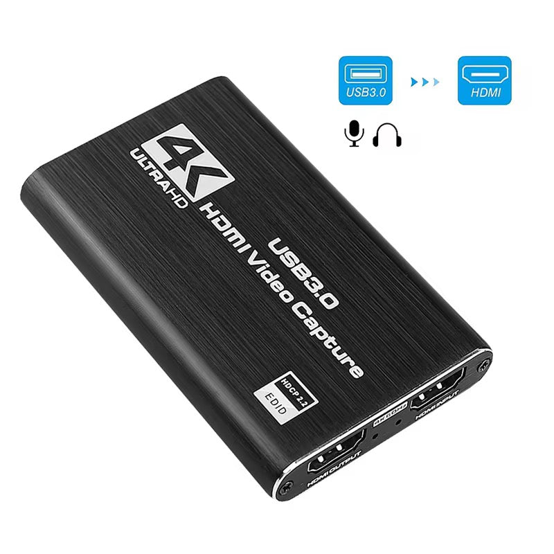 Capturadora De Video Audio Mic Usb 3.0 4k Ultr Hd