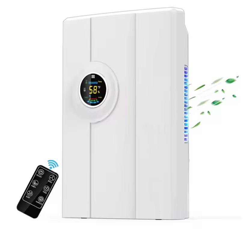 Deshumidificador De Aire Doméstico Silencioso 90w G1 Blanco