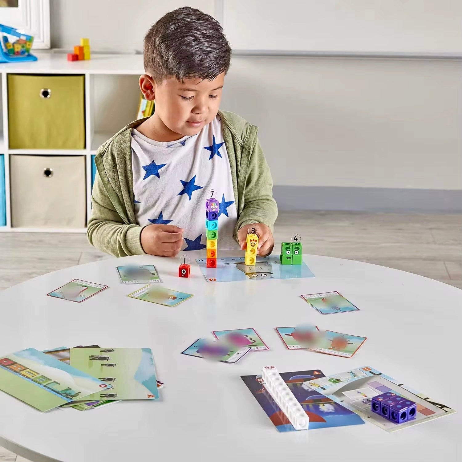 Set De Bloques Numéricos 290 pcs Juguete Educativo Matemática