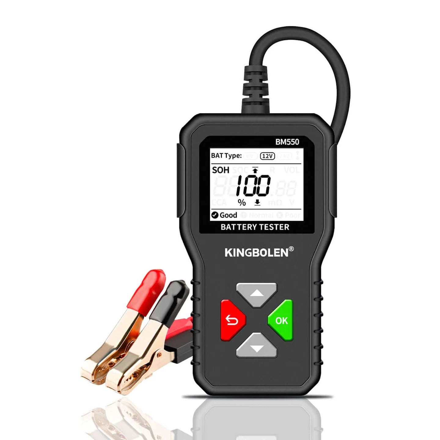 Probador Analizador De Batería Automotriz Voltaje 6v/12v/24v